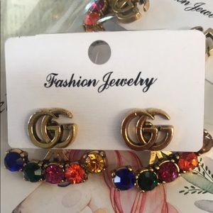GG multi color earrings
